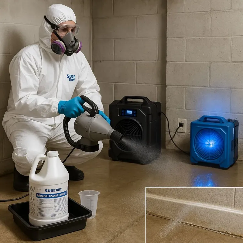 Sanitization and Odor Removal process in Moraga, CA
