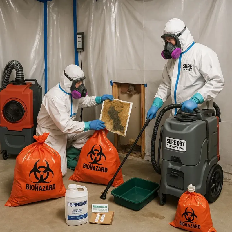 Contaminated Water Handling Protocols process in Moraga, CA